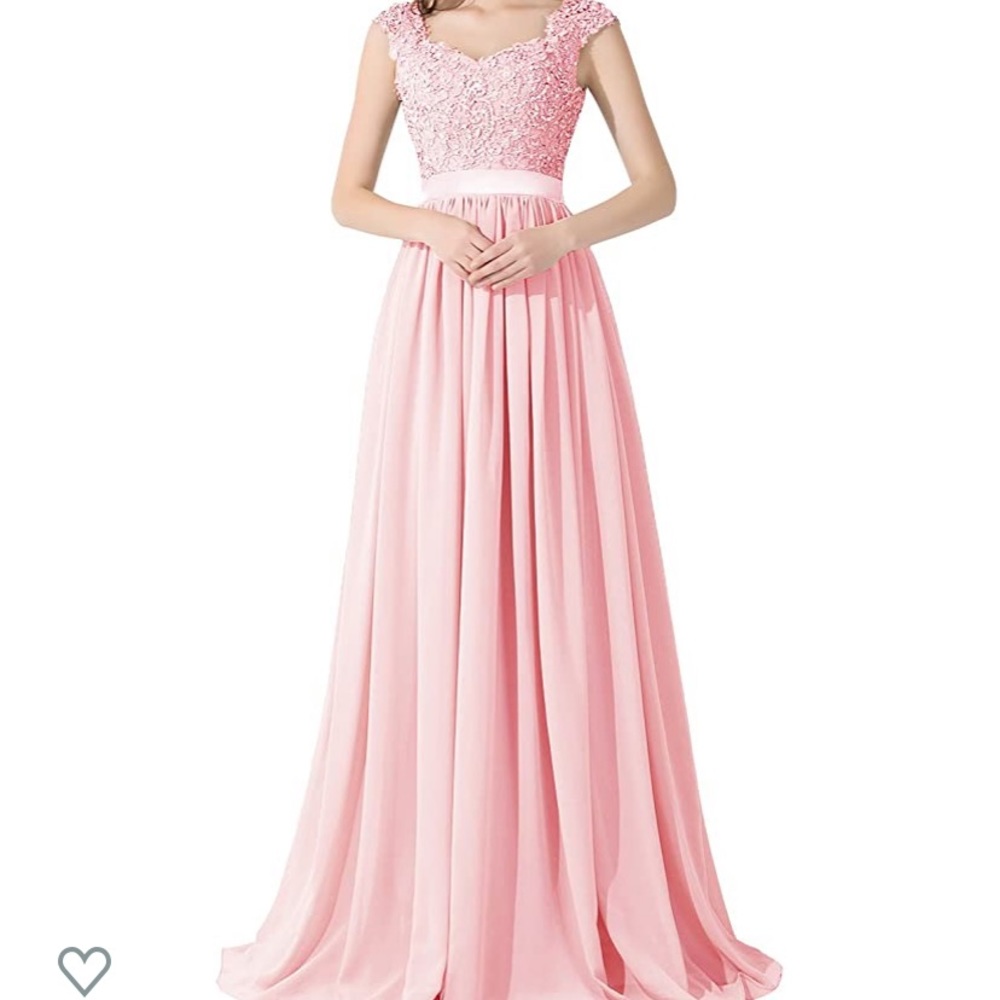 Blush Pink Lace dress-New